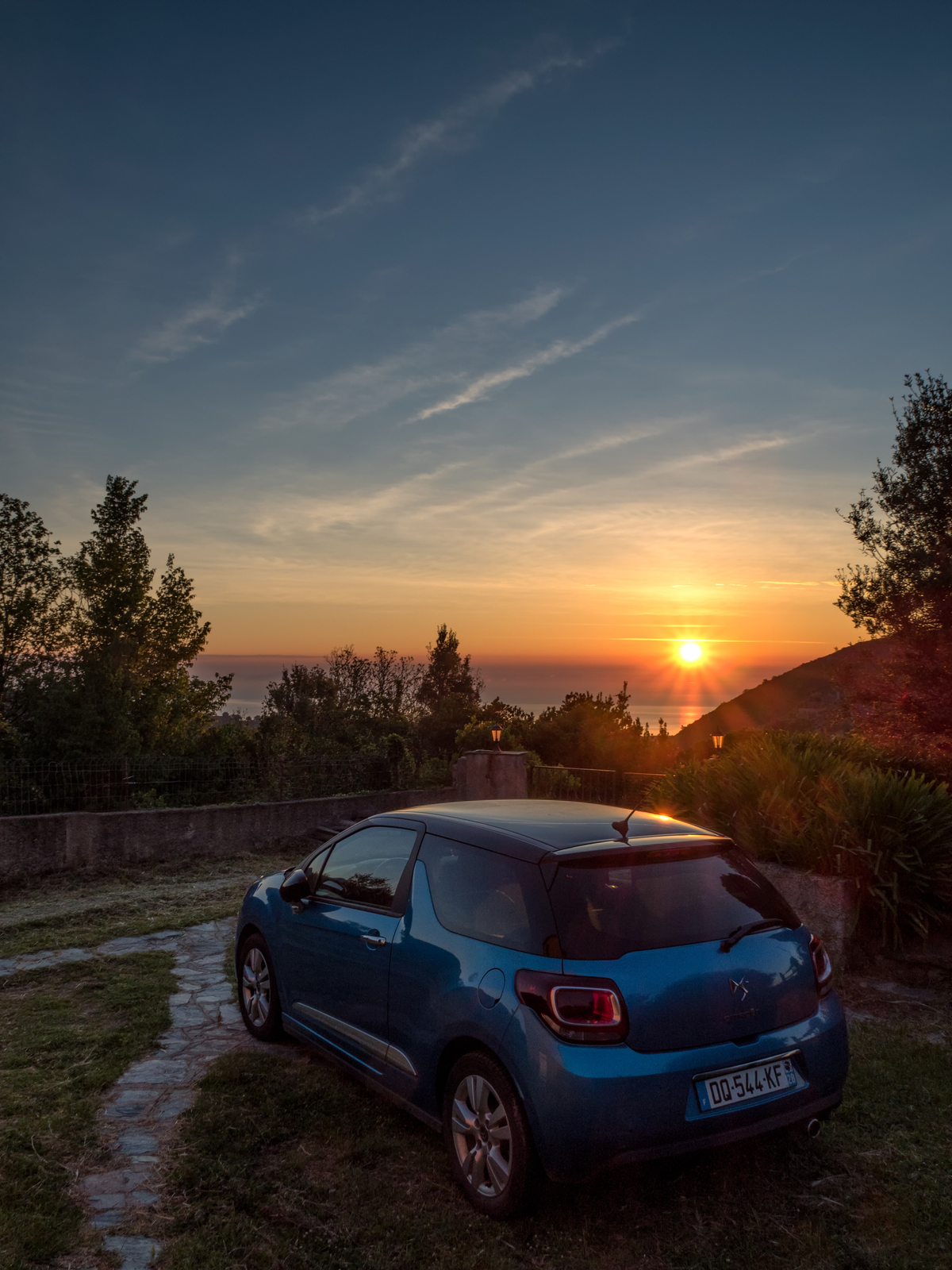 Sundown mit Mietwagen